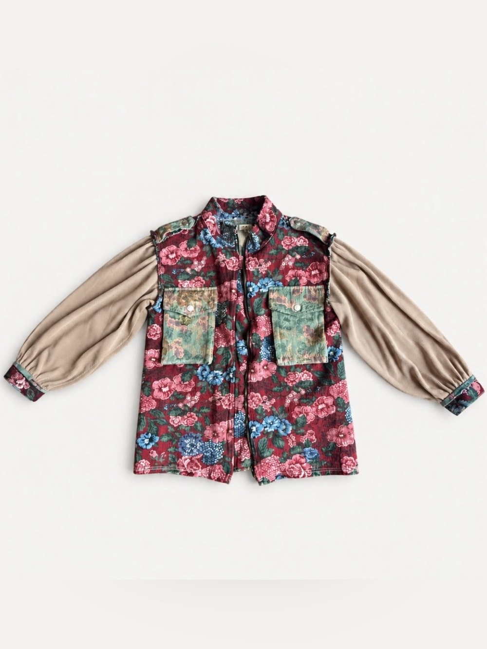POL Floral Tapestry Zip Jacket, NWOT